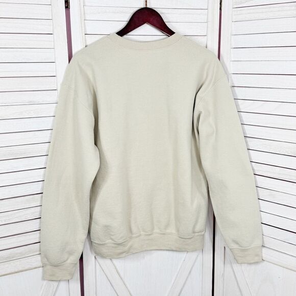 Just A Girl Who Lives Pickle Sweatshirt Tan Medium - Picture 10 of 14